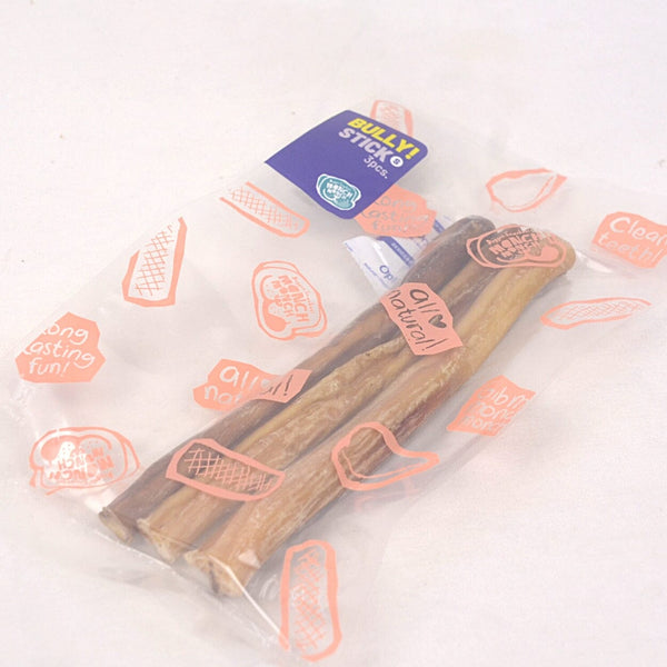 MONCHMONCH Snack Bully Stick Small 3pcs Dog Snack Monch Monch 
