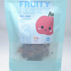 MONELPET Snack Anjing Fruity Jerky Duck Apple 50g Hobi & Koleksi > Perawatan Hewan > Makanan & Vitamin Hewan Monel 
