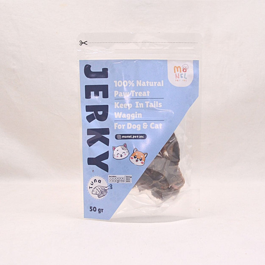 MONELPET Snack Anjing Tuna Jerky 50gr