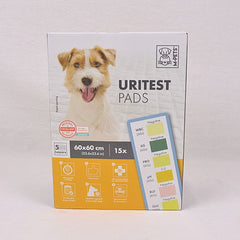MPETS Alas Kandang Uritest Training Pad 60x60 15pcs no type Tidak ada merek 