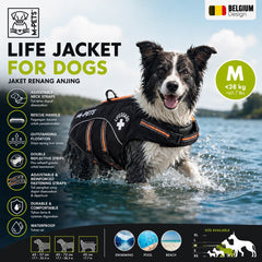 MPETS Jaket Renang Anjing Life Jacket for Dogs M no type Tidak ada merek 