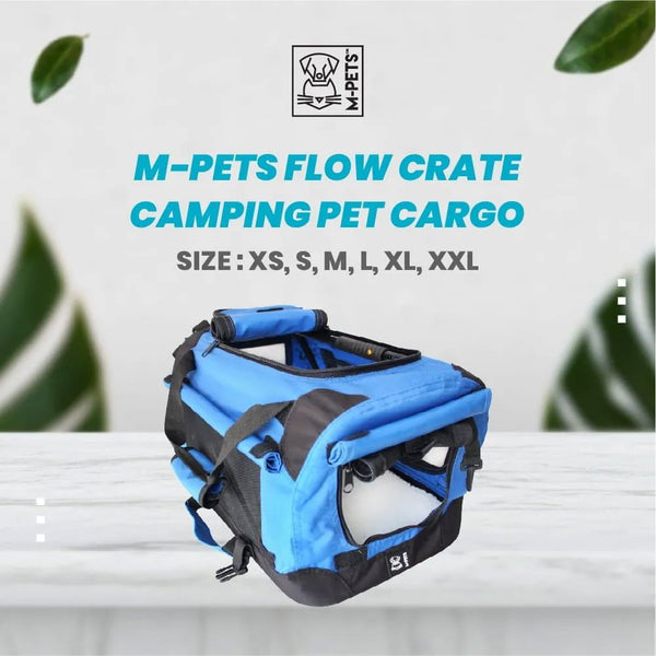MPETS Kandang Anjing Kucing Travel Flow Crate L 71x51x51 Cm Pet Cages MPets 