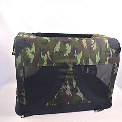 MPETS Kandang Travel Comfort Crate Camouflage Large Pet Cage M-Pets 