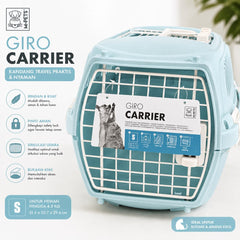 MPETS Kandang Travel Giro Carrier Blue S no type Tidak ada merek 