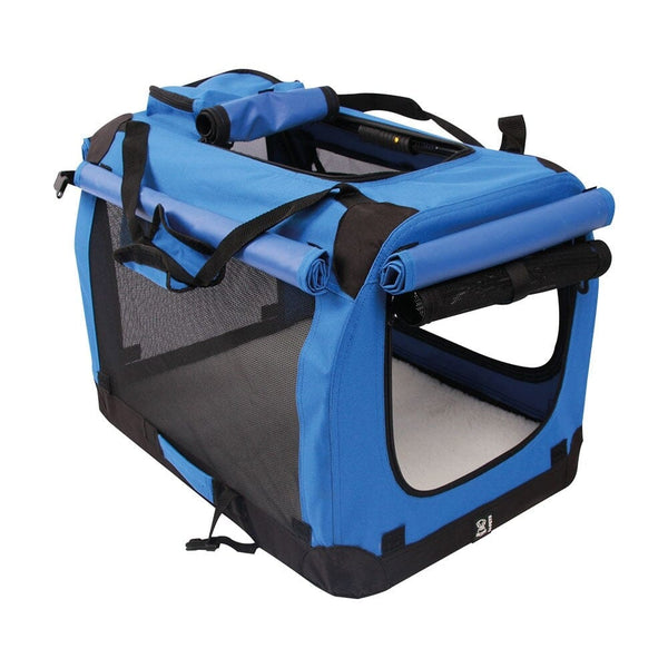 MPETS Kandang Travelling Anjing Kucing Flow Crate XS 41x28x28 Cm Pet Cage Tidak ada merek 