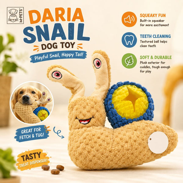 MPETS Mainan Anjing Snail Daria Dog Toy Tidak ada merek 