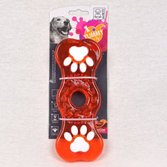 MPETS Mainan Anjing YUMMY Toy Bone With bacon Flavor 20cm no type Tidak ada merek 