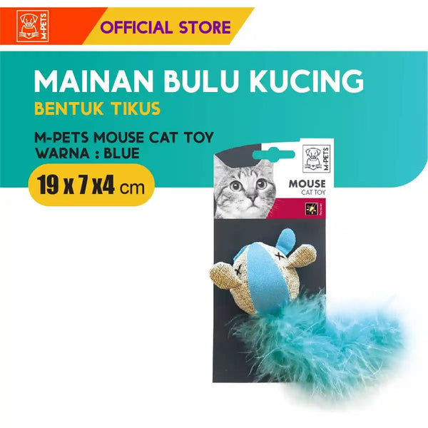 MPETS Mainan Kucing Mouse Cat Toy Blue Cat Toy Tidak ada merek 