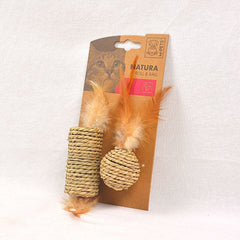 MPETS Mainan Kucing Natura Roll and Ball Cat no type Tidak ada merek 