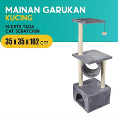 MPETS Mainan Rumah Kucing Cat Tree Taga Hobi & Koleksi > Perawatan Hewan > Mainan Hewan Tidak ada merek 
