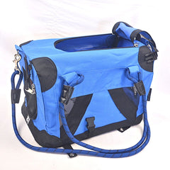 MPETS Remix Travel Carrier 2IN1 With Leash Shoulder Belt Blue no type Tidak ada merek 