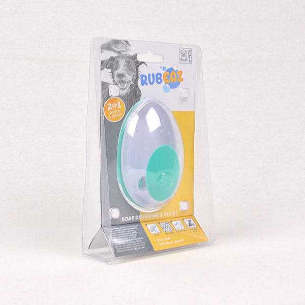MPETS Sikat Mandi Anjing Kucing RUBEAZ Soap Dispenser and Brush Tosca Grooming Tools Pet Republic Indonesia 