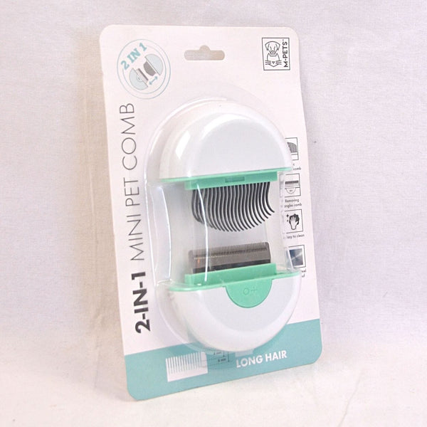 MPETS Sisir Bulu Hewan 2in1 Mini Pet Comb Long Hair no type Tidak ada merek 