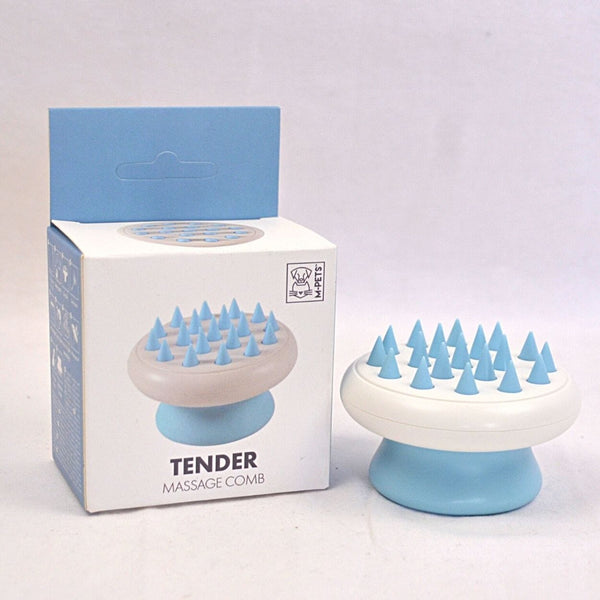MPETS Sisir Pijit Hewan Tender Massage Comb Sharp Teeth Blue Grooming Tools Pet Republic Indonesia 