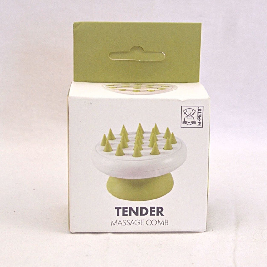 MPETS Sisir Pijit Hewan Tender Massage Comb Sharp Teeth Green Grooming Tools Tidak ada merek 