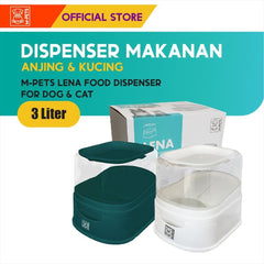 MPETS Tempat Makan Anjing Kucing LENA Food Dispenser 3L no type Tidak ada merek 