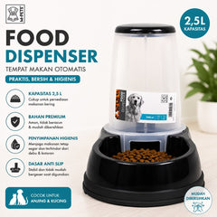 MPETS Tempat Makan Food Dispenser 2,5ml no type Tidak ada merek 