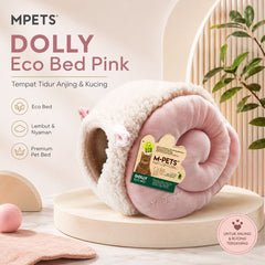 MPETS Tempat Tidur Anjing Kucing DOLLY Eco Bed Pink no type Tidak ada merek 