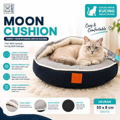 MPETS Tempat Tidur Kucing Moon Cushion 50x8cm no type Tidak ada merek 