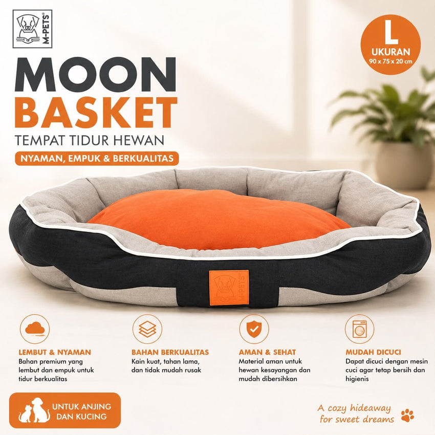 MPETS Tempat Tidur MOON Basket Large no type M-Pets 