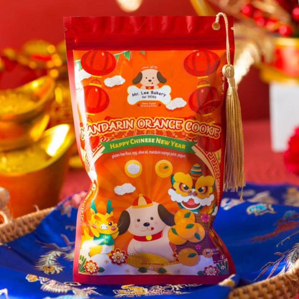 MRLEEBAKERY Dog Snack Mandarin Orange Cookie 50g Dog Snack MR Lee Bakery 
