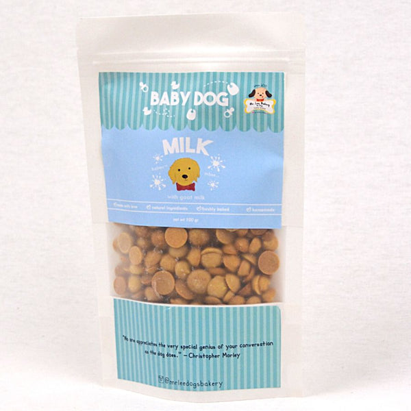 MRLEEBAKERY Snack Anjing Baby Dog Biscuit MILK 100gr no type Tidak ada merek 