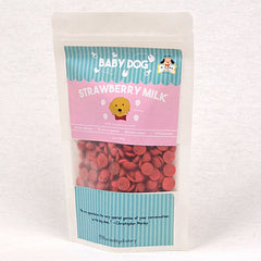 MRLEEBAKERY Snack Anjing Baby Dog Biscuit Strawberry Milk 100gr no type Tidak ada merek 