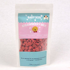 MRLEEBAKERY Snack Anjing Baby Dog Biscuit Strawberry Milk 100gr no type Tidak ada merek 