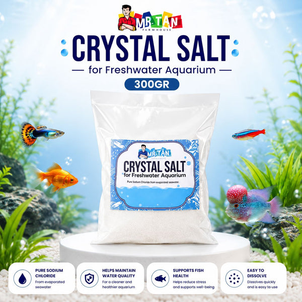 MRTAN Garam Ikan CRYSTAL Salt For Freshwater 300gr Fish Supplies Tidak ada merek 