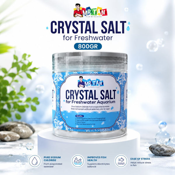 MRTAN Garam Ikan CRYSTAL Salt for Freshwater 800gr no type Tidak ada merek 