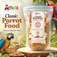 MRTAN Makanan Burung Classic Parrot Food 1kg no type Tidak ada merek 