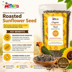 MRTAN Makanan Burung Roasted Sunflower Seed 700gr no type Tidak ada merek 