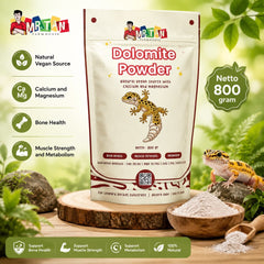 MRTAN Pasir Dolomit untuk Leopard Gecko 800gram no type Tidak ada merek 