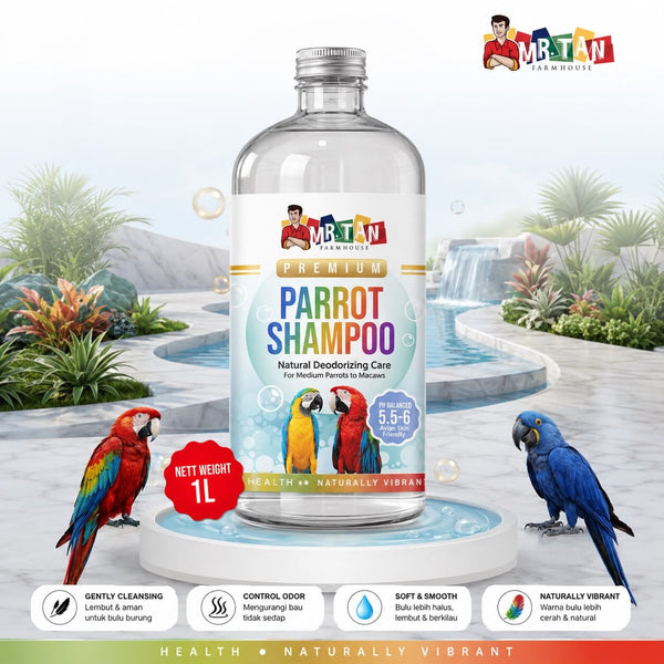 MRTAN Sabun Burung Premium Parrot Shampoo 1L Bird Supplies Tidak ada merek 