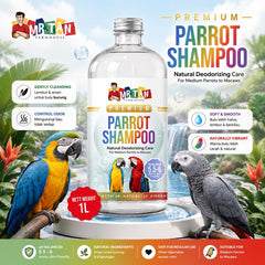 MRTAN Sabun Burung Premium Parrot Shampoo 1L Bird Supplies Tidak ada merek 