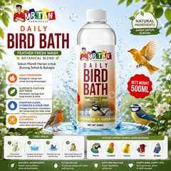 MRTAN Sabun Mandi Burung Daily Bird Bath 500ml Bird Supplies Tidak ada merek 