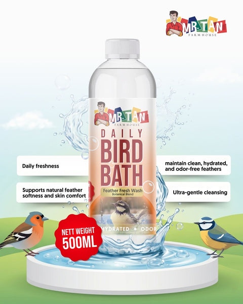 MRTAN Sabun Mandi Burung Daily Bird Bath 500ml Bird Supplies Tidak ada merek 