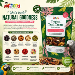 MRTAN Snack Burung Mix Trail Treats 165gr Small Animal Food Tidak ada merek 
