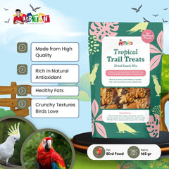 MRTAN Snack Burung Mix Trail Treats 165gr Small Animal Food Tidak ada merek 