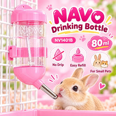 NAVO Botol Minum NV1401 Pet Drinking Bottle Pink 80ml no type Tidak ada merek 
