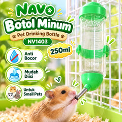 NAVO Botol Minum NV1403 Pet Drinking Bottle Green 250ml Small Animal Supplies Pet Republic Indonesia 
