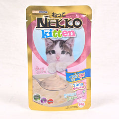 NEKKO Makanan Anak Kucing Pet Food For Kitten Tuna Mousse 70g Cat Food Wet Tidak ada merek 
