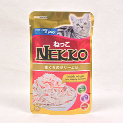 NEKKO Makanan Kucing Pet Food Tuna Whole Loin In Jelly Kanikama 70g Cat Food Wet Tidak ada merek 