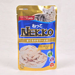 NEKKO Makanan Kucing Pet Food Tuna Whole Loin In Jelly Original 70g Cat Food Wet Tidak ada merek 