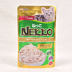 NEKKO Makanan Kucing Pet Food Tuna Whole Loin In Jelly Sasami 70g Cat Food Wet Tidak ada merek 