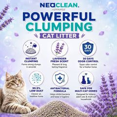 NEOCLEAN Pasir Kucing Bentonite Cat Litter Lavender 10L no type Tidak ada merek 