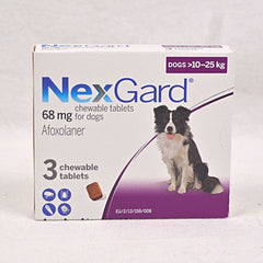 NEXGARD Flea and Tick Chewable Tablets 10-25kg 1pcs For Dog no type Nexgard 