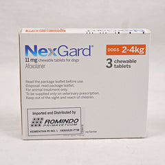 NEXGARD Kutu Anjing Flea and Tick Chewable Tablets 2-4kg 1pcs no type Nexgard 