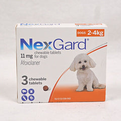 NEXGARD Kutu Anjing Flea and Tick Chewable Tablets 2-4kg 1pcs no type Nexgard 