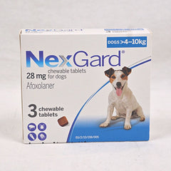 NEXGARD Kutu Anjing Flea & Tick Chewable Tablets 4–10 kg (1 pcs) no type Nexgard 